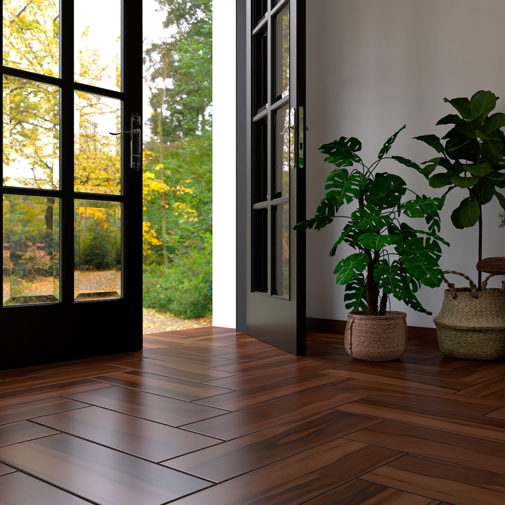 [PT26MAZZCH1B] Piso Porcelánico Tecnopiso 20x60 Mazzaro Chocolate