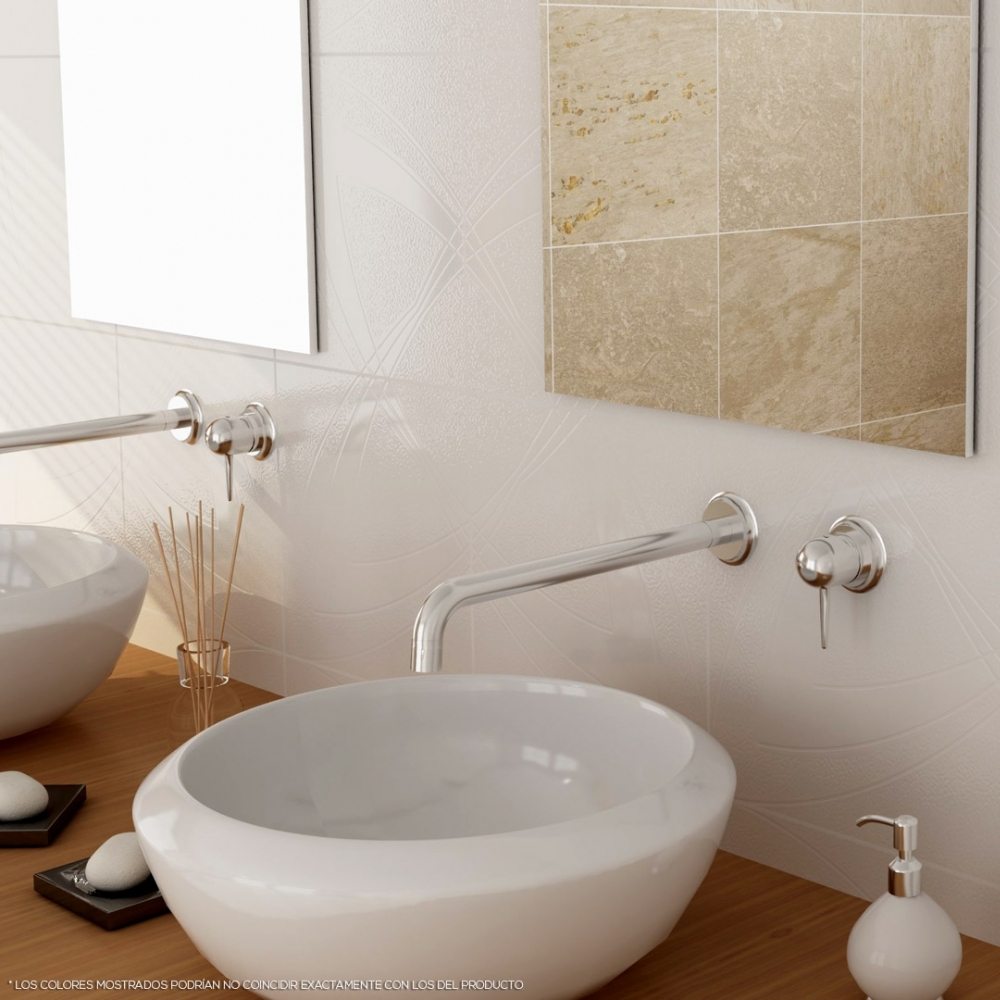 [PT33ELEGNI1B] Piso Porcelánico Tecnopiso 33x33 Elegance Nieve