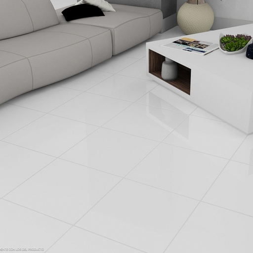 Piso Porcelánico Tecnopiso 44x44 Andes Bianco